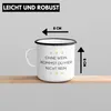 Trendation - Lustige Emaille Tasse mit Spruch für Frauen Produktbild-Vorschau 4