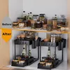 Küchen Organizer 2 Etagen, Unter Waschbecken Regal mit Produktbild-Vorschau 5