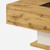 Abrihome Couchtisch mit Zwei Schubladen und Farbwechselndem Produktbild-Vorschau 9