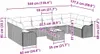 "2026 Promotion" Gartensofa-set Beige Poly-Rattan - Produktbild-Vorschau 9