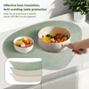 6er-Set ovale Kunstleder-Platzsets, abwaschbar, 34x42,5 cm Productafbeelding-voorbeeld