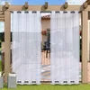 Outdoor Vorhang Wetterfest Transparent mit Ösen, Produktbild-Vorschau 8