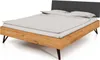 Bett Rolo 1 Sonderlänge 90x190 Wildeiche massiv mit Produktbild-Vorschau 1