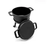 Dutch Oven - Gusseisen Kessel 8 L - mit Grillpfanne - Produktbild-Vorschau 8