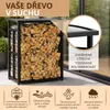 Stojan na drevo vonku Strecha 91×56×117 cm Nastaviteľné Náhľad obrázku produktu 3