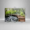 Bild auf Leinwand - Leinwandbild - Park natur grün bäume - Produktbild-Vorschau 3