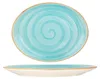 Bonna Servierschale - Aqua - Porzellan - 36x28 cm Produktbild-Vorschau 1