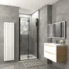 AICA Falttür Scharniertur 85x195cm，6mm NANO Produktbild-Vorschau 2