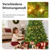 Künstlicher Weihnachtsbaum mit LED Lichterkette und Holzfuß Produktbild-Vorschau 5