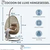 Destiny Hängesessel COCOON DE LUXE inkl. Gestell und Produktbild-Vorschau 6