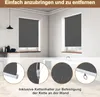 Jopassy 2 Stücke Senkrechtmarkise Anthrazit 140 x 240cm Produktbild-Vorschau 6
