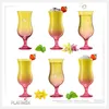 PLATINUX Cocktailgläser Gelb-Rosa aus Glas Set 6 Stück Produktbild-Vorschau 5