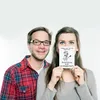 Mr. & Mrs. Panda Postkarte Beiköchin Leidenschaft - Weiß - Produktbild-Vorschau 4