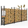 Range-bûches extérieur 335x25x115 cm métal acier galvanisé Voir les images du produit 1
