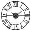 Horloge murale vintage - D 36.5 cm - Noir Voir les images du produit 1