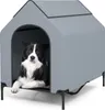 GOPLUS 2 in 1 Hundebett & erhöhte Hundehütte, Haustierbett Produktbild-Vorschau 1