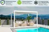 Deluxe Pavillon Terrassenüberdachung Aluminium 3 x 4 M weiß Produktbild-Vorschau 9