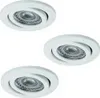 Nice Price Basic Einbauleuchten Set schwenkbar LED 3x3,5W Produktbild-Vorschau 1