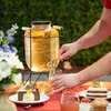 Relaxdays Getränkespender mit Ständer, Limobehälter 5L, Produktbild-Vorschau 3