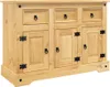 Mueble aparador "Corona" de vidaXL, color marrón, 112x44x78 Vista previa de la imagen del producto 2