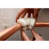 PVC Isolierbogen mit weicher Dämmeinlage 90 Grad hellgrau Produktbild-Vorschau 7