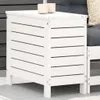 vidaXL Zahradní stolička bílá 62x31,5x52 cm z masivního Náhled obrázku produktu 2