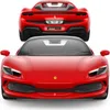 A red Ferrari 296 GTS car shown from the front and back. Produktbild-Vorschau