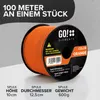 GO!elements 100m Paracord Seil aus reißfestem Nylon - 3mm Produktbild-Vorschau 2