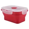 obdélníkový silikonový bento box 350 ml, skládací krabička Náhled obrázku produktu 3