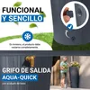 4rain VASO DECOR 2en1 barril para agua de lluvia 220 L Vista previa de la imagen del producto 5