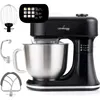 A black LEHMANN multifunctional kitchen machine with a stainless steel bowl and various attachments, displayed on a white background. A digital display shows settings. Náhľad obrázku produktu