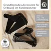 Bieco Kleiderbügel Kinder 32 St. Schwarz | Länge ca 30 cm | Produktbild-Vorschau 2