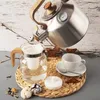 Wasserkocher mit Thermometer und Pfeife zum Kochen auf Gas, Produktbild-Vorschau 4