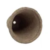 A top-down view of a single, empty, brown, biodegradable seedling pot with a small hole at the bottom. Náhľad obrázku produktu