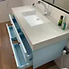 Lavabo in Vetroceramica, set di mobili da bagno, 100x55 cm, Anteprima dell’immagine prodotto 4