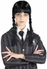 Ciao - Officiële Wednesday Addams pruik, met vlechten en Productafbeelding-voorbeeld 9