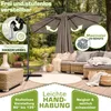 Parasol Tillvex Cappuccino Ø 300 cm Parasol suspendu Voir les images du produit 6