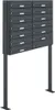 13er Standbriefkasten Anlage Freistehend RAL 7016 - Produktbild-Vorschau 1