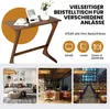 COSTWAY Table d'appoint, table basse en forme de Z en Voir les images du produit 8