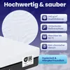 A mattress with marketing text and icons highlighting its features. Náhled obrázku produktu