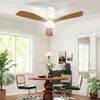 Stropní ventilátor HOMCOM s osvětlením a dálkovým ovládáním Náhled obrázku produktu 10