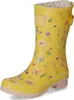Rajn Damen Gummistiefel BUTTERFLY Gelb Synthetik Größe: 38 Produktbild-Vorschau 2