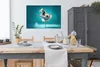 MuchoWow® Poster Kuh - Ballett - Porträt - Blau - Tiere Produktbild-Vorschau 3