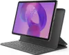 A tablet with a keyboard and stylus, displayed at an angle. Produktbild-Vorschau