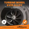 Billet Turbocharger GT3582 turbo T3 .63 A/R Turbína .70 A/R Náhled obrázku produktu 8