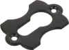 Schwarz matte Abdeckrosette PZ BB Schlüsselrosette Produktbild-Vorschau 2
