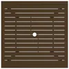vidaXL Gartentisch Braun 81,5x81,5x72 cm Stahl - Produktbild-Vorschau 4