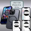 Cadorabo Hülle für Apple iPhone 12 / 12 PRO in SCHWARZ Produktbild-Vorschau 3