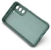 The back of a green phone case is shown on a white background. Produktbild-Vorschau