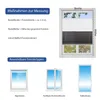 Diagrams showing how to measure for blinds and different types of windows they can be fitted to. Produktbild-Vorschau